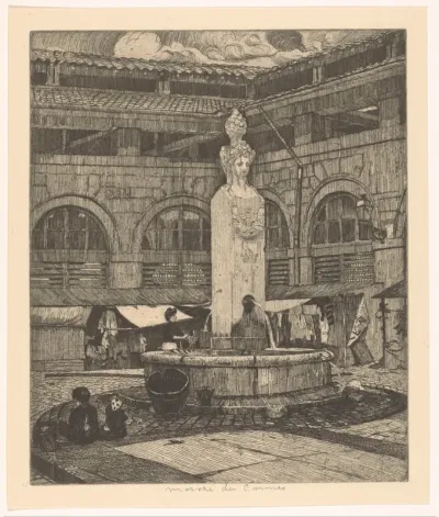 Marché des Carmes in Parijs