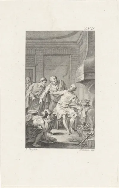 Marcus Curius Dentatus weigert de geschenken van de Samnieten