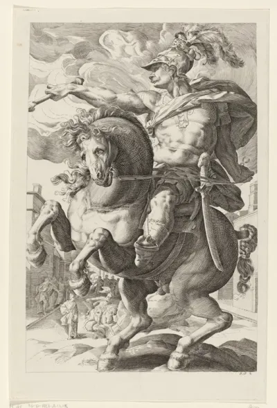 Marcus Curtius te paard