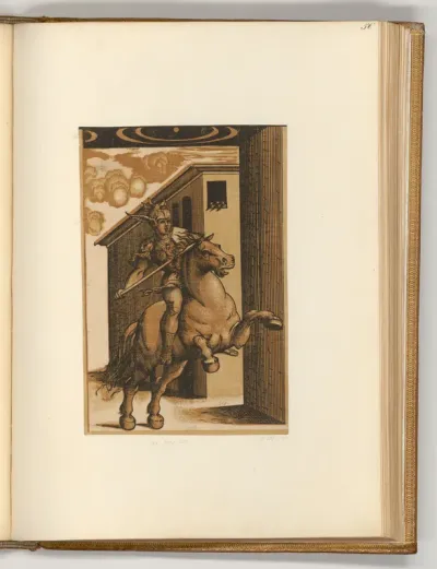 Marcus Curtius zu Pferd