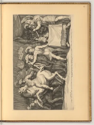 Marcus Furius Camillus kommt in Rom an, um mit den Galliern zu verhandeln