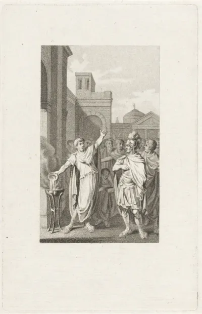 Marcus Licinius Crassus verlaat Rome