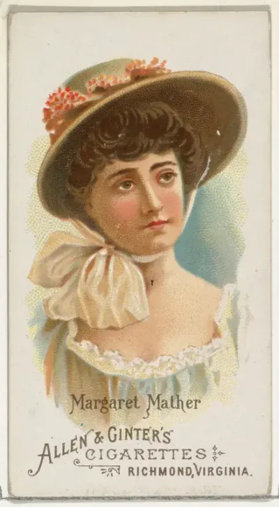 Margaret Mather, from World's Beauties, Series 1 (N26) for Allen & Ginter Cigarettes