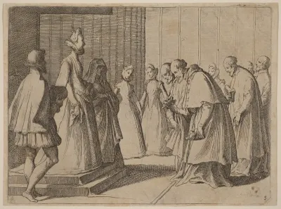 Margaret of Austria Receiving the Homage of Cardinals and Prelates