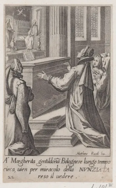 Margherita, from Scelta d'Alcuni Miracoli e Grazie della Santissima Nunziata di Firenze (Selection of Some Miracles and Graces that Occurred in the Church of the Annunziata in Florence)