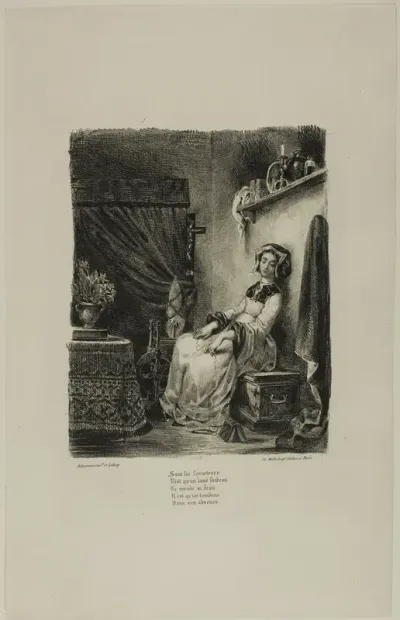 Marguerite at the Spinning Wheel, from Faust