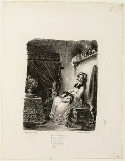 Marguerite at the Spinning Wheel