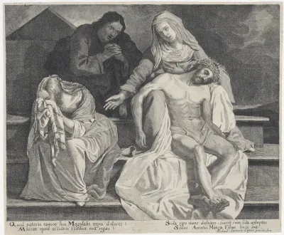 Maria bij het lijk van Christus