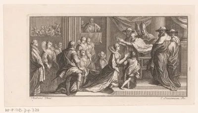 Maria de Medici gekroond