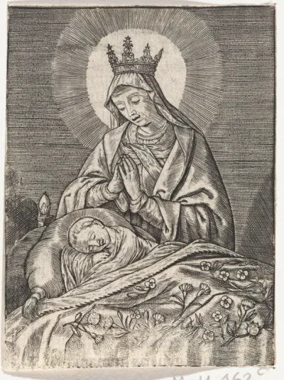 Maria en het slapende Christuskind