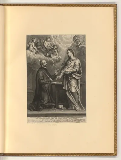 Maria erscheint Ignatius von Loyola