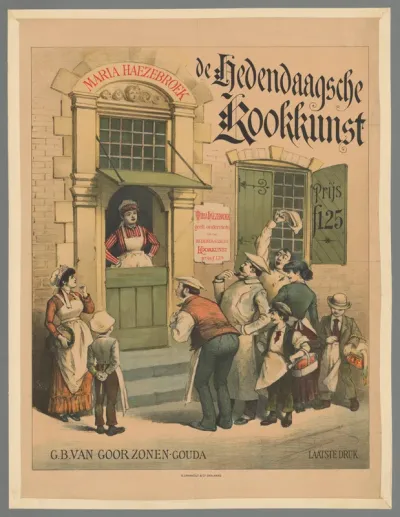 Maria Haezebroek. De hedendaagsche kookkunst. G.B. van Goor Zonen Gouda. Laatste druk