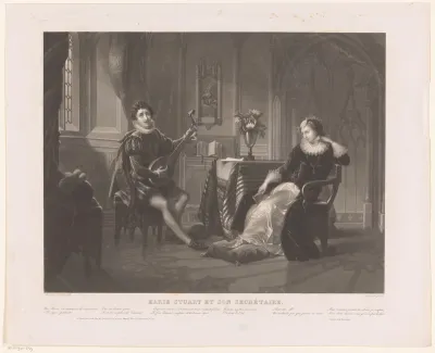 Maria I Stuart en haar secretaris