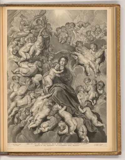Maria in der Engelsglorie
