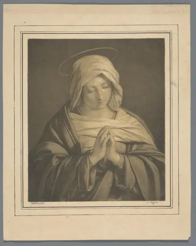 Maria in gebed