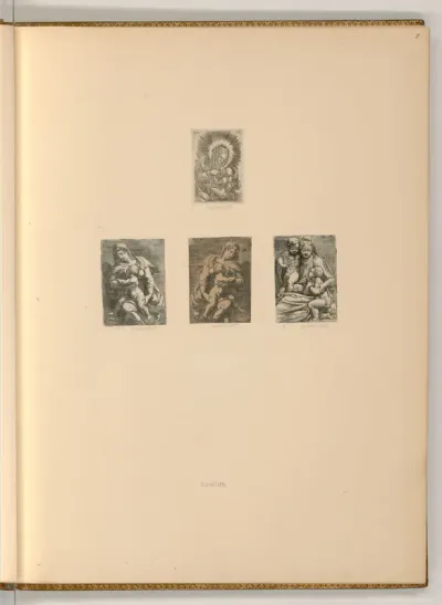 Maria lactans; Maria mit Kind und Johannesknaben