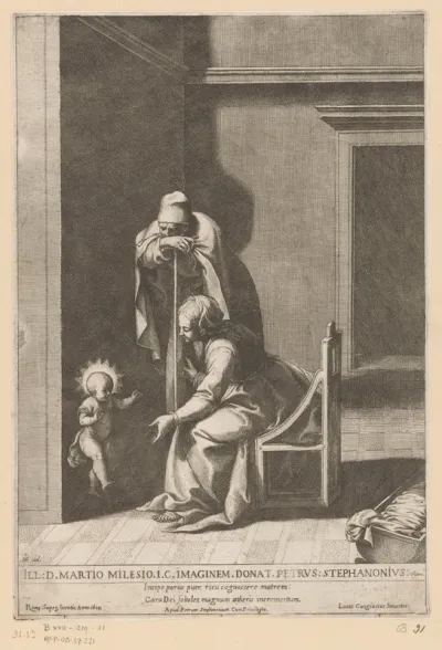Maria leert het Christuskind lopen