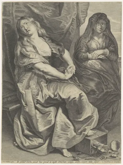 Maria Magdalena doet afstand van aardse ijdelheden