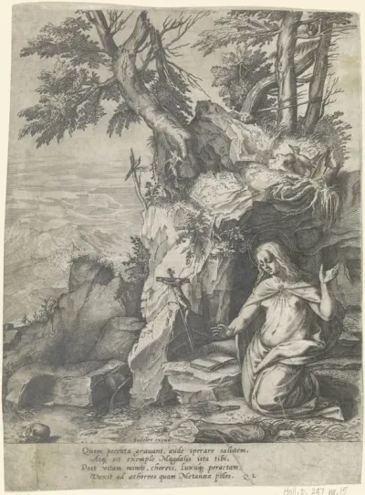 Maria Magdalena in de wildernis