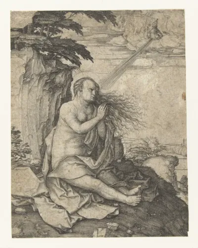 Maria Magdalena in de woestijn