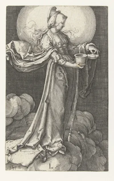 Maria Magdalena in de wolken