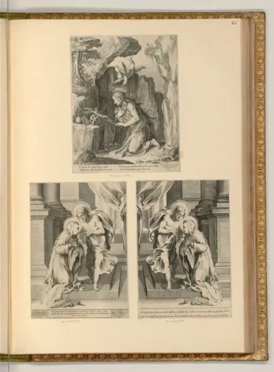 Maria Magdalena in der Einöde; Hl. Katharina von Siena