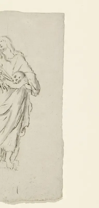 Maria Magdalena met kruis