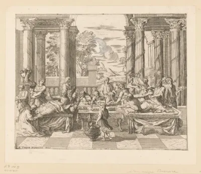 Maria Magdalena zalft de voeten van Christus