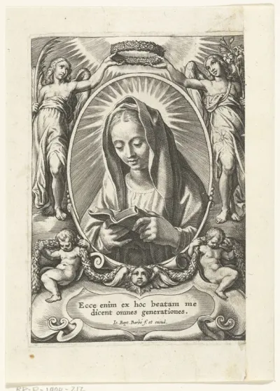 Maria met boek