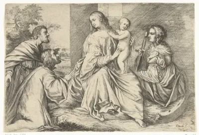 Maria met Christus en de heilige Catharina van Alexandrië