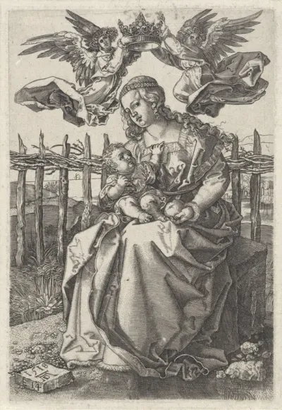 Maria met Christuskind op schoot