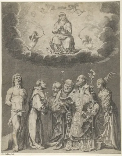 Maria met heiligen