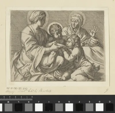 Maria met het Christuskind, de jonge Johannes de Doper en Elisabet