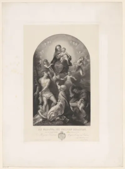 Maria met het Christuskind en de heilige Sebastiaan