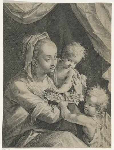 Maria met het Christuskind en Johannes de Doper
