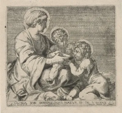 Maria met het Christuskind en Johannes de Doper