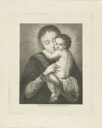 Maria met het Christuskind in de armen