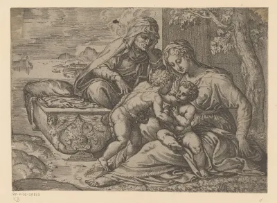 Maria met het Christuskind, Johannes de Doper en Elisabet