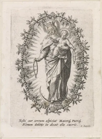Maria met het Christuskind op de maansikkel,