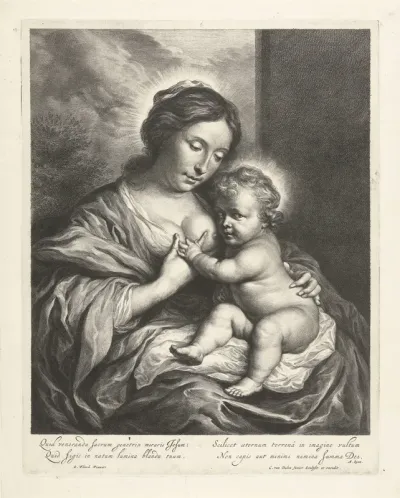 Maria met het Kind aan de borst
