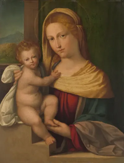 Maria met kind