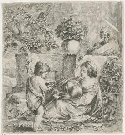 Maria met Kind, de jonge Johannes de Doper en de heilige Elisabet