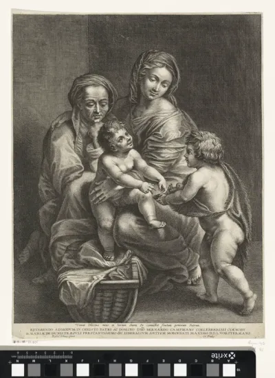 Maria met Kind, Elisabet en Johannes de Doper als kind