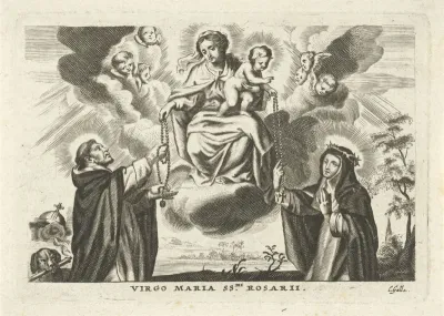 Maria met Kind en de H. Dominicus en Catharina van Siena