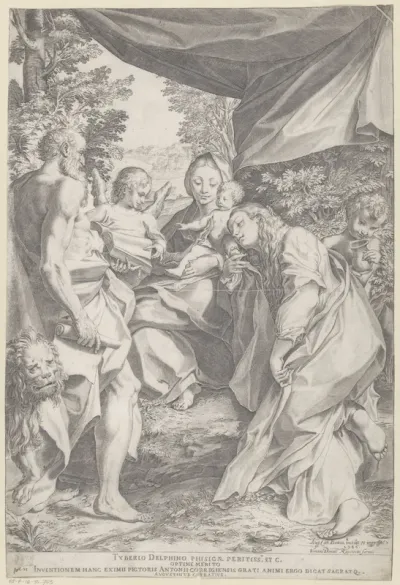 Maria met Kind en de heilige Hieronymus en Maria Magdalena