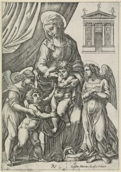 Maria met Kind en de jonge Johannes de Doper