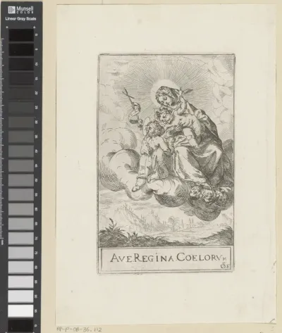 Maria met Kind en de jonge Johannes de Doper op een wolk