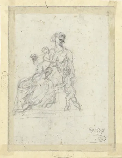 Maria met kind en H. Johannes