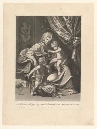 Maria met Kind en Johannes