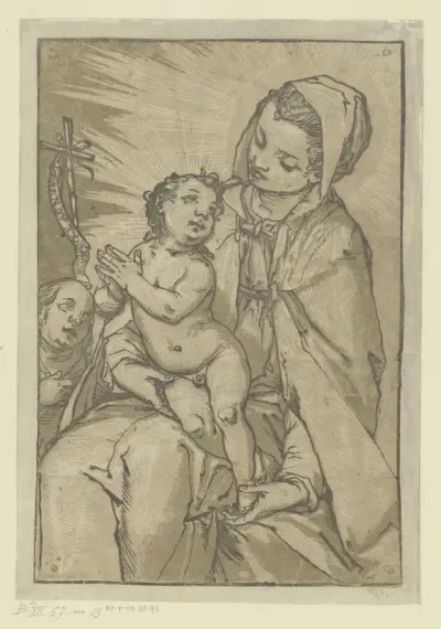 Maria met Kind en Johannes de Doper